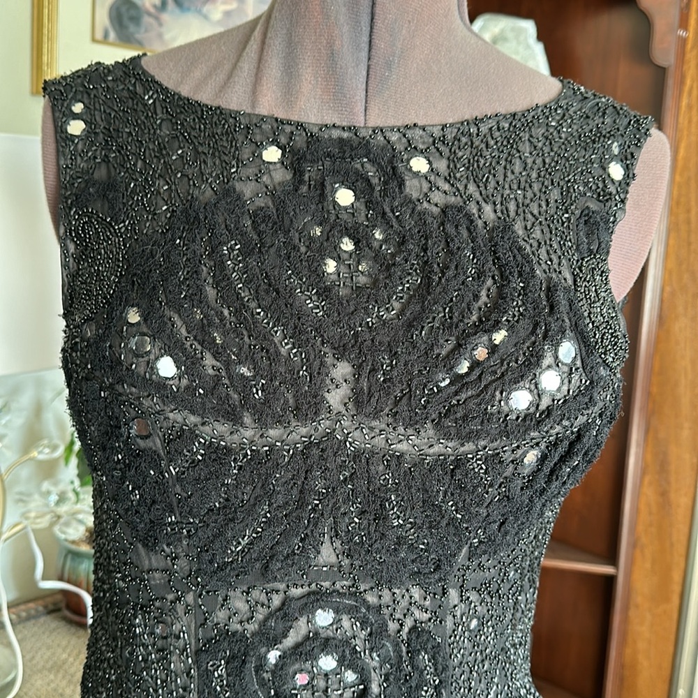 French Connection Black Sequin Cocktail Dress size 0/XS